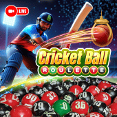 Cricket Ball Roulette Arina Plus live casino card