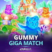 Gummy Giga Match Arina Plus slot card